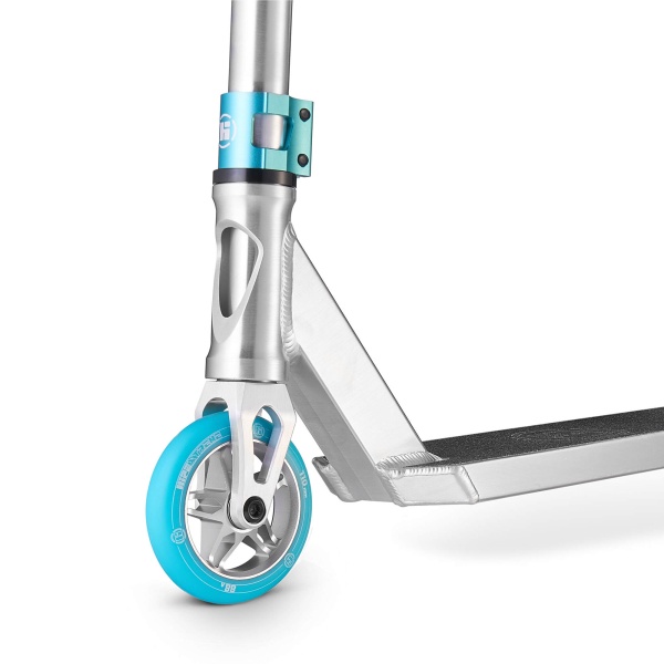 Самокат Hipe Extreme H3 Pro серебро/голубой Самокат Hipe Extreme H3 Pro серебро/голубой