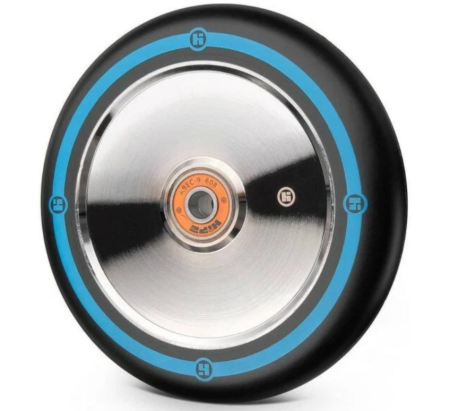 Колесо Hipe Flat Solid logo 125мм металлик/синий