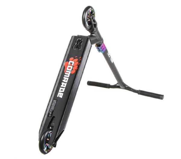 Самокат Tech Team Comrade черно-бензиновый Самокат Tech Team Comrade черно-бензиновый