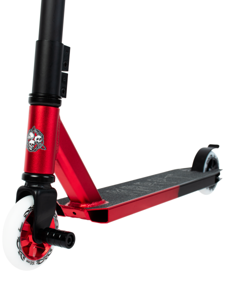 Самокат Haevner Kraft красный/черный анодированный Самокат Haevner Kraft красный/черный анодированный