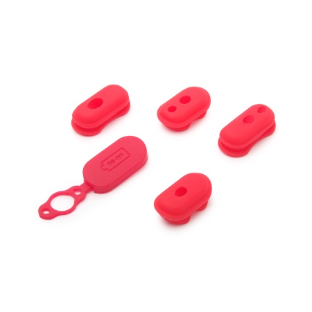 Силиконовые заглушки красные для Xiaomi М365 (реплика)