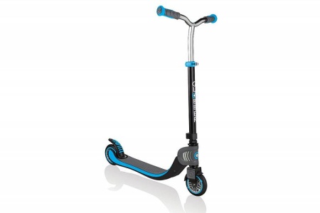 Самокат Globber Foldable Flow 125 голубой Самокат Globber Foldable Flow 125 голубой