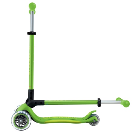 Самокат Globber Primo Foldable Plus Lights v2 зеленый Самокат Globber Primo Foldable Plus Lights v2 зеленый