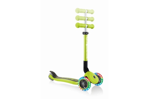 Самокат Globber Junior Foldable Lights зеленый Самокат Globber Junior Foldable Lights зеленый
