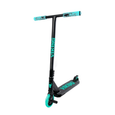 Самокат Haevner Viking черный/бирюзовый