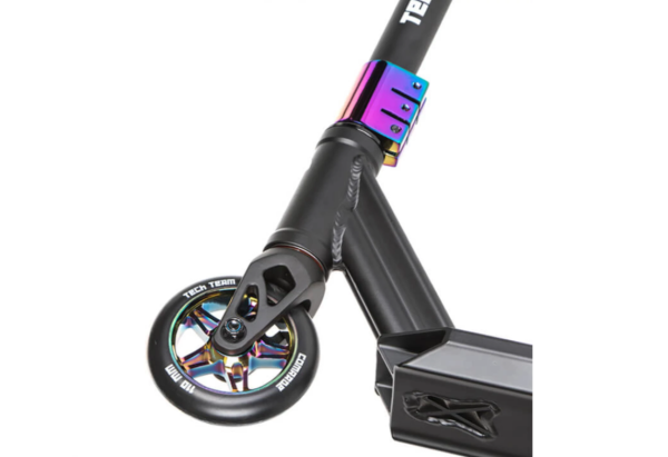 Самокат Tech Team Comrade черно-бензиновый Самокат Tech Team Comrade черно-бензиновый