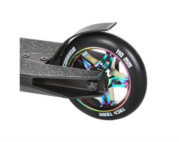 Самокат Tech Team Comrade черно-бензиновый Самокат Tech Team Comrade черно-бензиновый