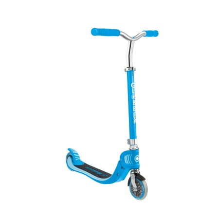 Самокат Globber Foldable Flow 125 New голубой Самокат Globber Foldable Flow 125 New голубой