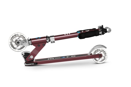 Самокат Micro Scooter Sprite LED Бардовый (SA0209) Самокат Micro Scooter Sprite LED Бардовый (SA0209)