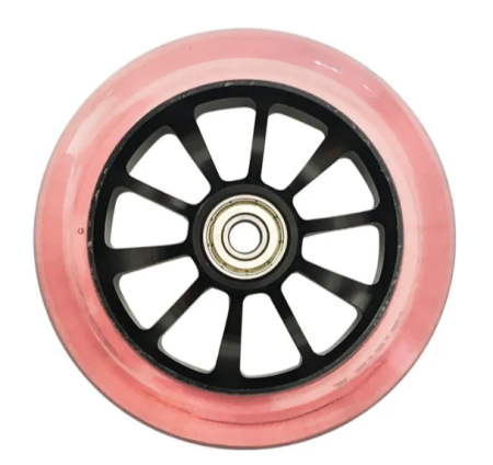 Колесо MS Yezz 110 мм 10s прозрачно розовый