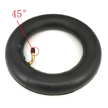 Камера 10x2.50 для электросамокатов (45 изогнутый ниппель)
