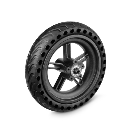 Заднее колесо в сборе для Xiaomi М365 литая резина (реплика)