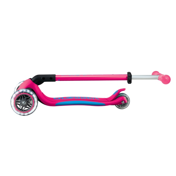 Самокат Globber Primo Foldable Plus Lights v2 розовый Самокат Globber Primo Foldable Plus Lights v2 розовый