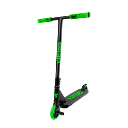 Самокат Haevner Viking черный/салатовый
